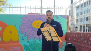 Develan mural por la paz en escuela de Gael y Alexander, víctimas de la violencia en Culiacán