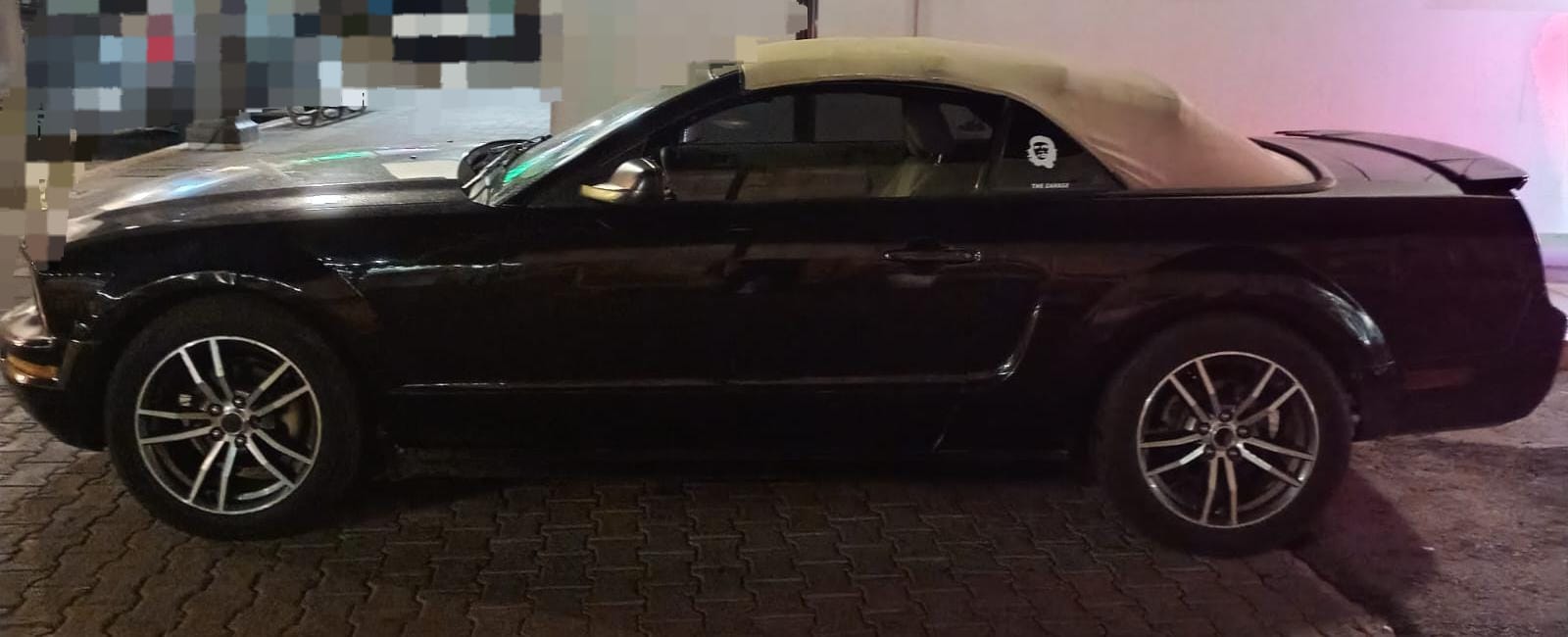 Mustang con reporte de robo en Mazatlán