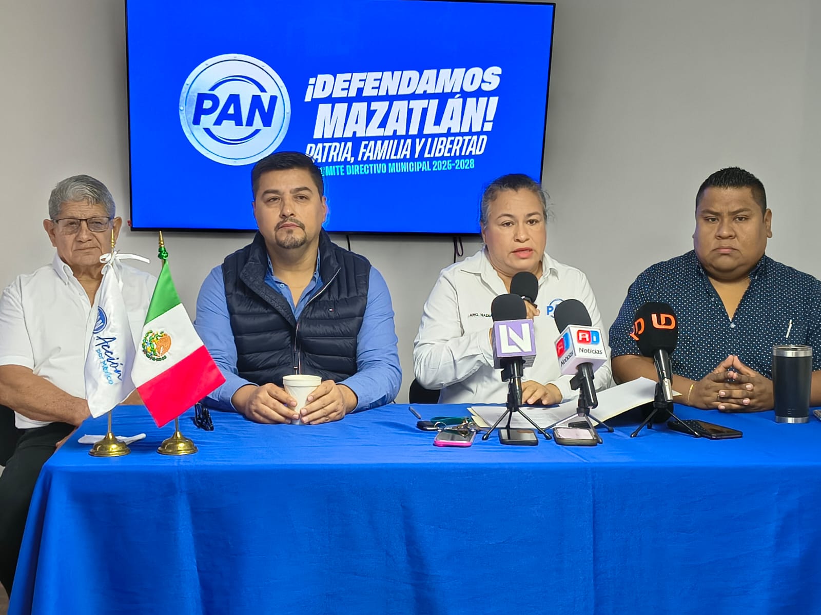 Nadia Haydee Vega Olivas, presidenta del PAN en Mazatlán