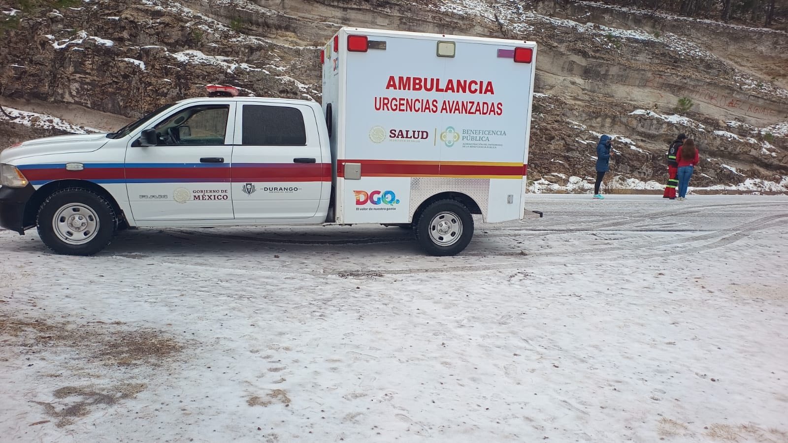 neva en la sierra de durango
