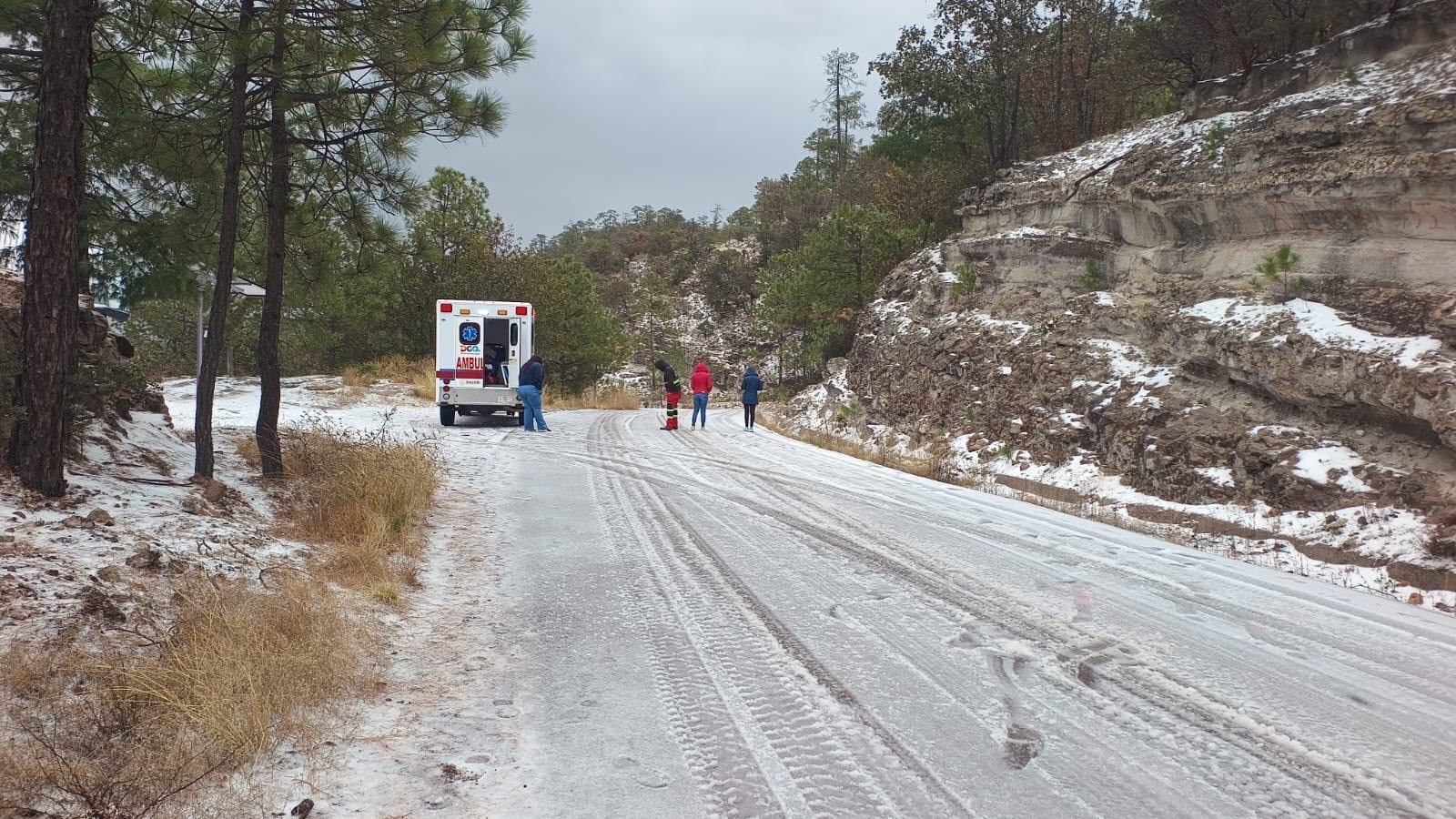 neva en la sierra de durango