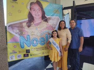 Noelia, una de las aspirantes a ser la próxima Reina Infantil del Carnaval Internacional de Mazatlán 2026