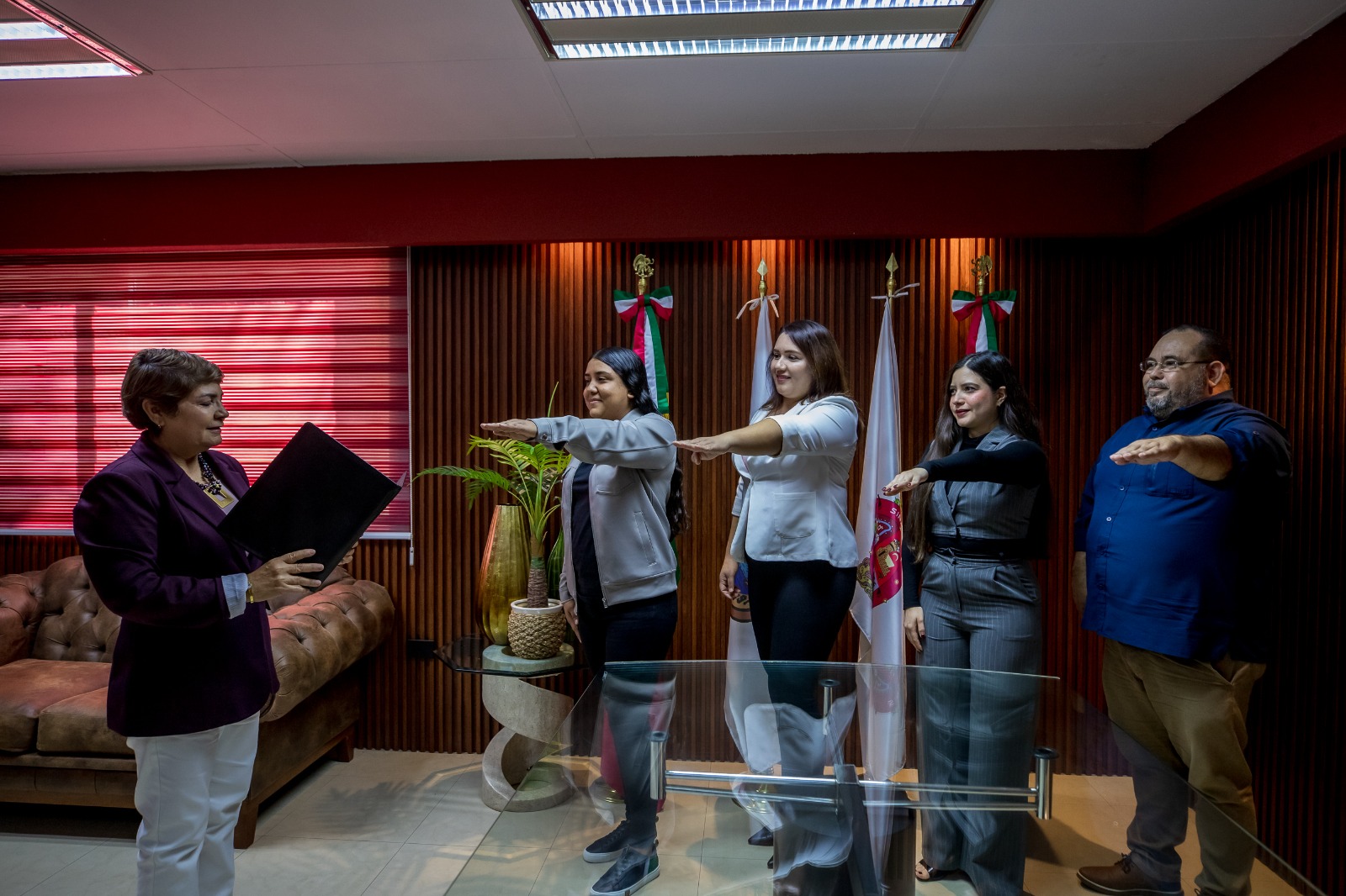 Rinden protesta nuevos funcionarios en el Ayuntamiento de Guasave