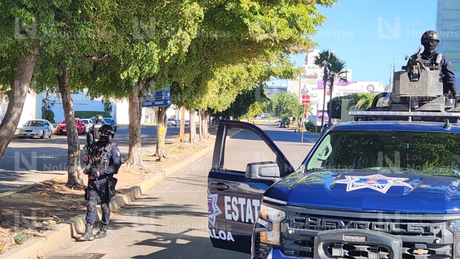 Policía Estatal implementa operativo en una privada de Culiacán