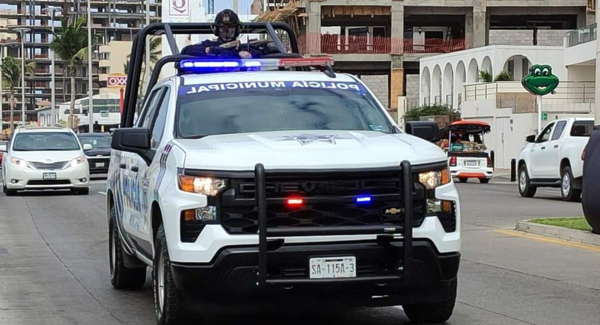 Patrulla de la policía municipal de Mazatlán