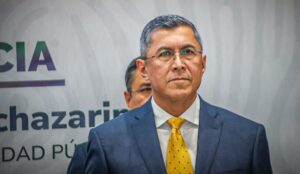 Óscar Rentería Schazarino, secretario de Seguridad Pública en Sinaloa