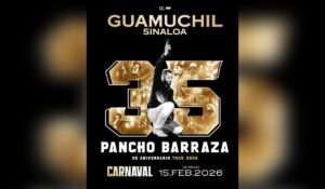 Pancho Barraza se presentará en el Carnaval de Guamúchil