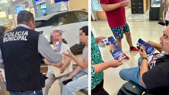 Previenen extorsiones en plazas comerciales de Mazatlán, Sinaloa con jornada informativa