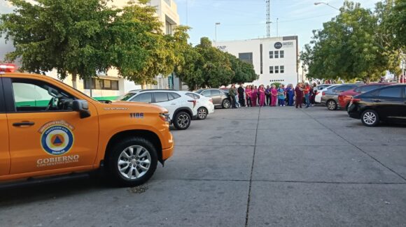 Por olor a gas en un tanque estacionario fuera de servicio, evacuan guardería del STASE en Culiacán