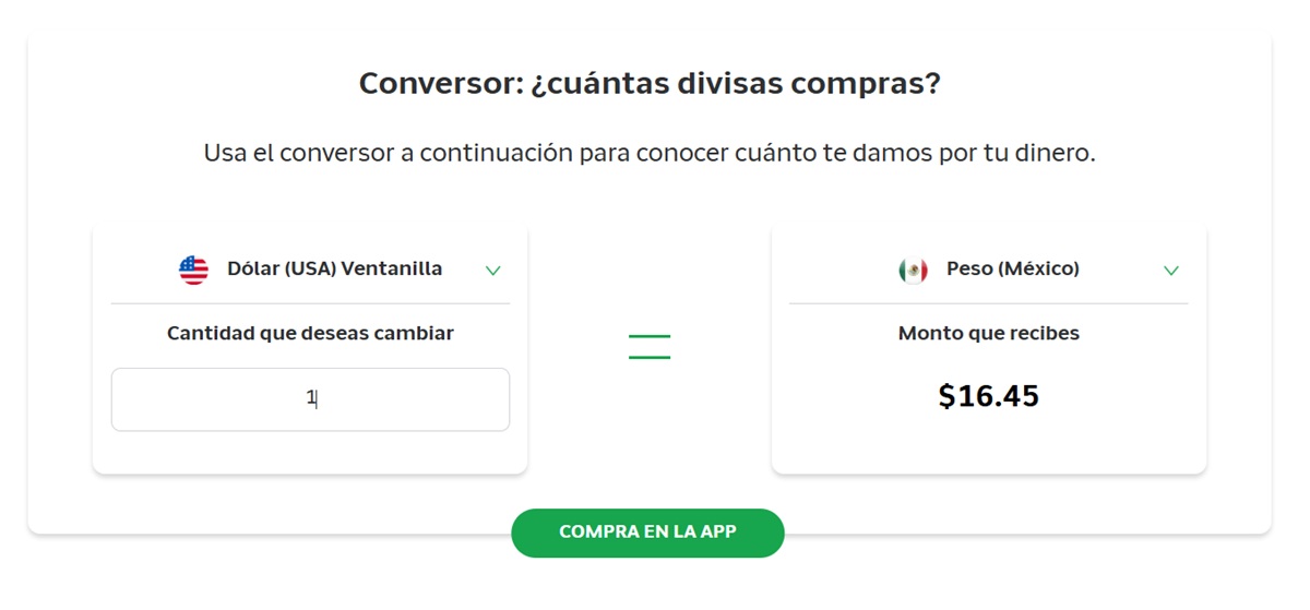 Precio del dólar en Banco Azteca