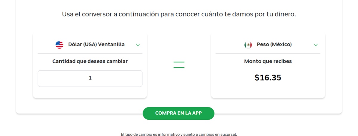 Precio del dólar en Banco Azteca
