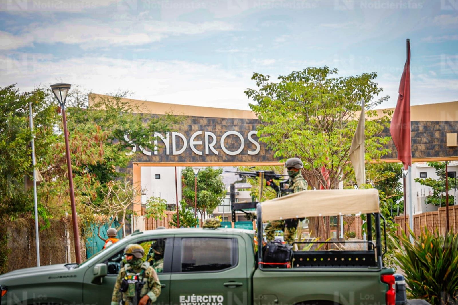 Presencia de militares en el sur de Culiacán