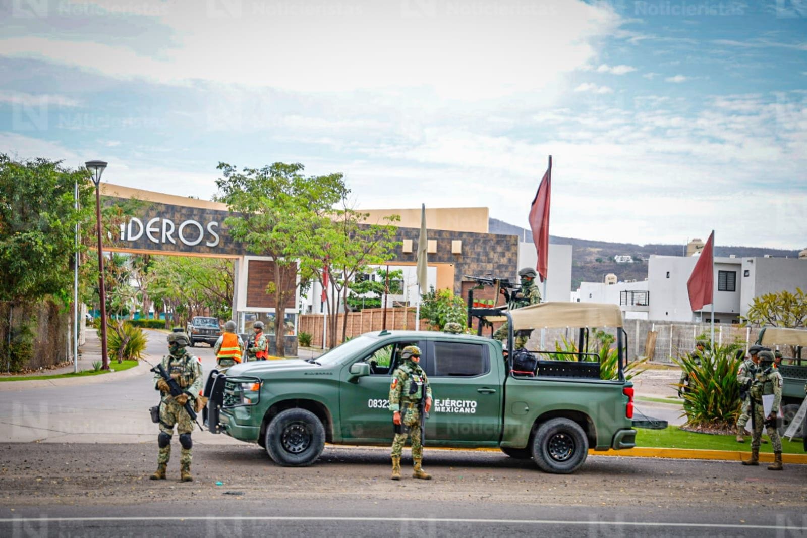 Presencia de militares en el sur de Culiacán