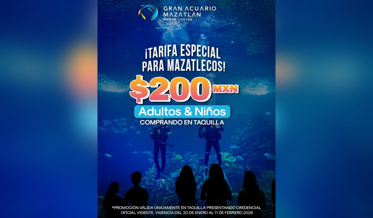 Promoción en el Gran Acuario de Mazatlán