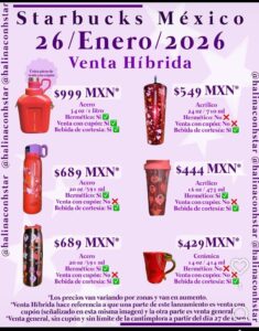 Precios de cantimplora Stanley de Starbucks y otras piezas