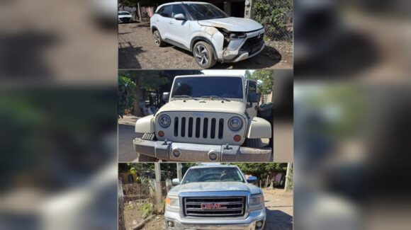 En Culiacán y Eldorado, Sinaloa, recuperan seis unidades robadas; algunas reportadas este mismo jueves