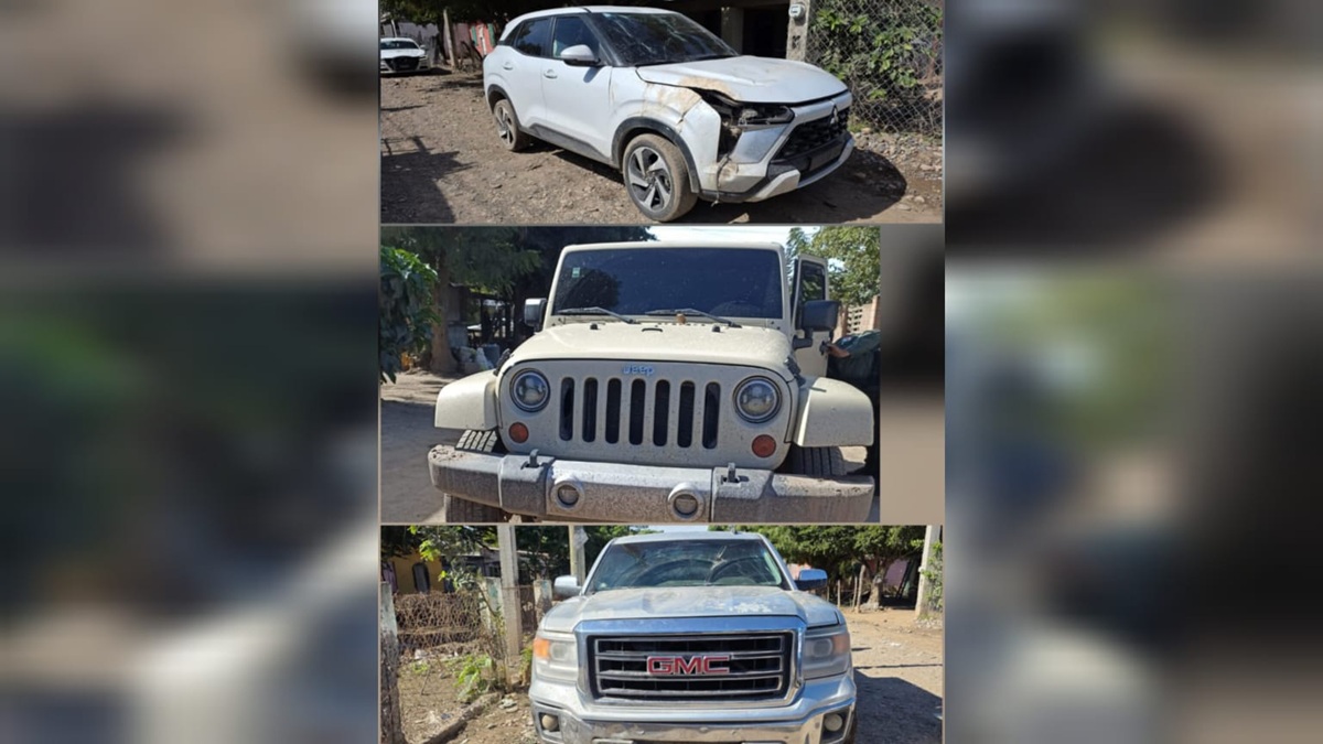 Recuperan vehículos con reporte de robo en Culiacán y Eldorado