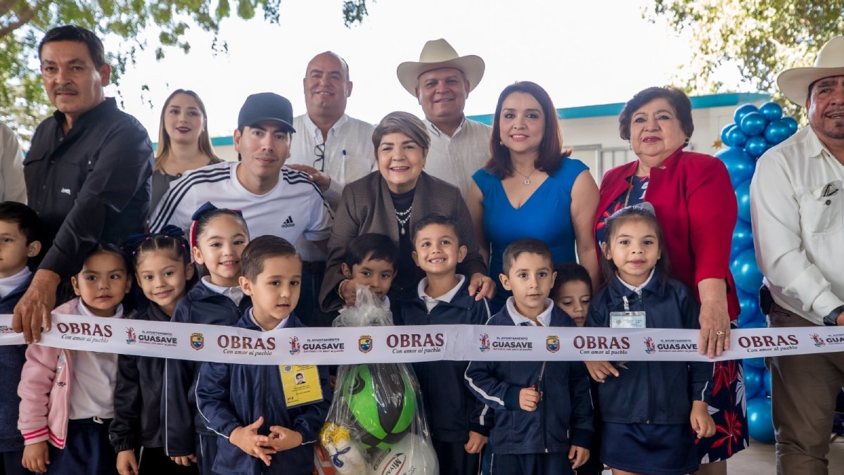 rehabilitan aulas del jardin de niños de la petatlan en guasave niños
