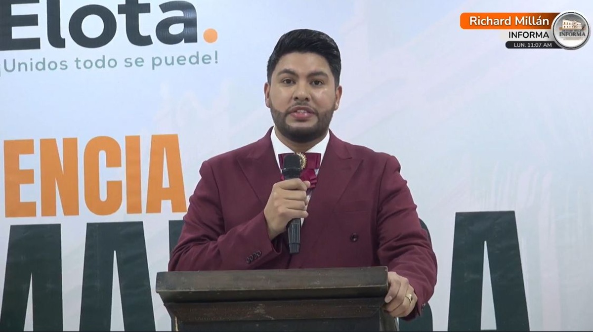 Richard Millán, alcalde de Elota