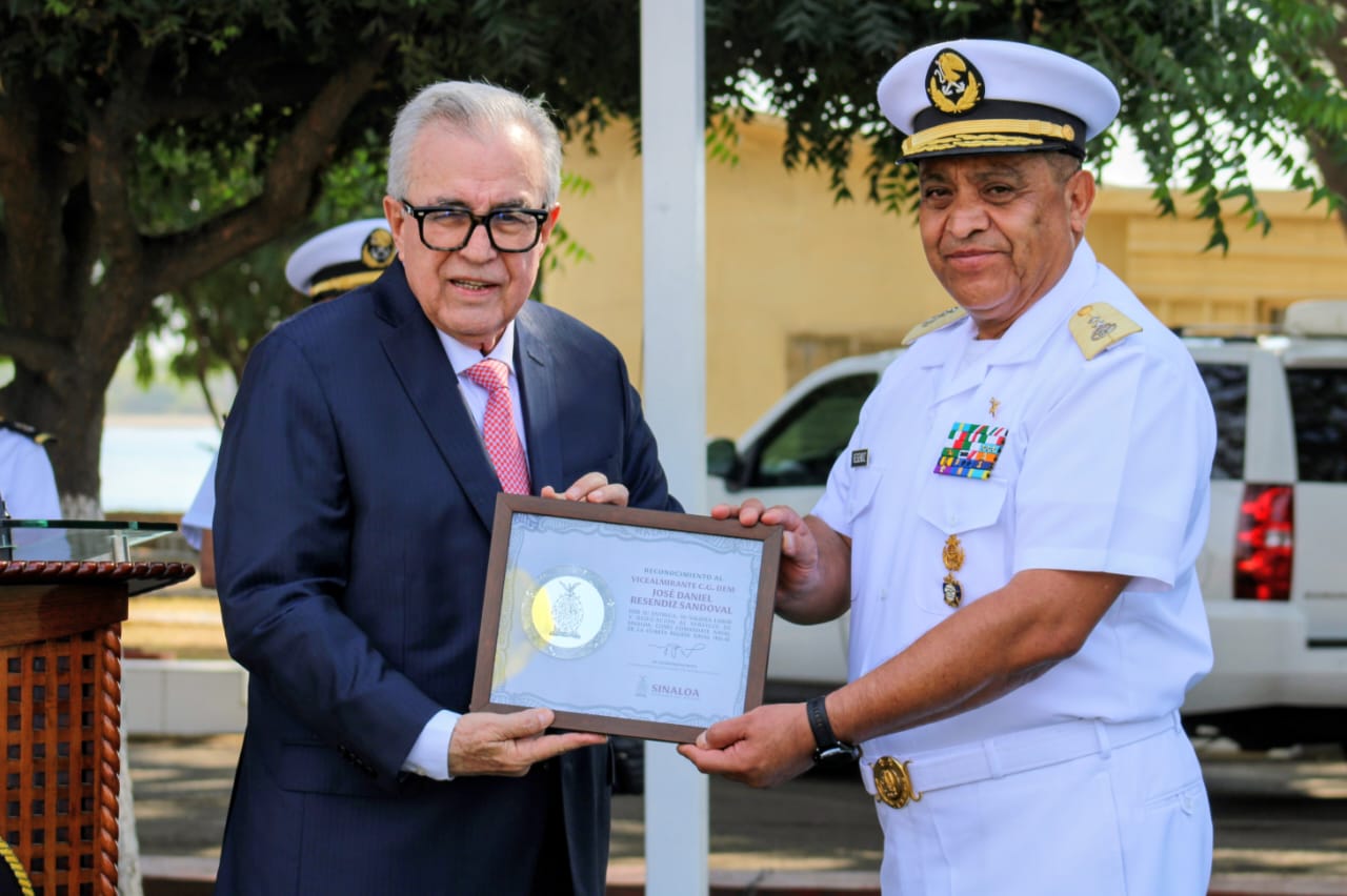 Deja José Reséndiz Sandoval la comandancia de la Cuarta Región Naval en Mazatlán