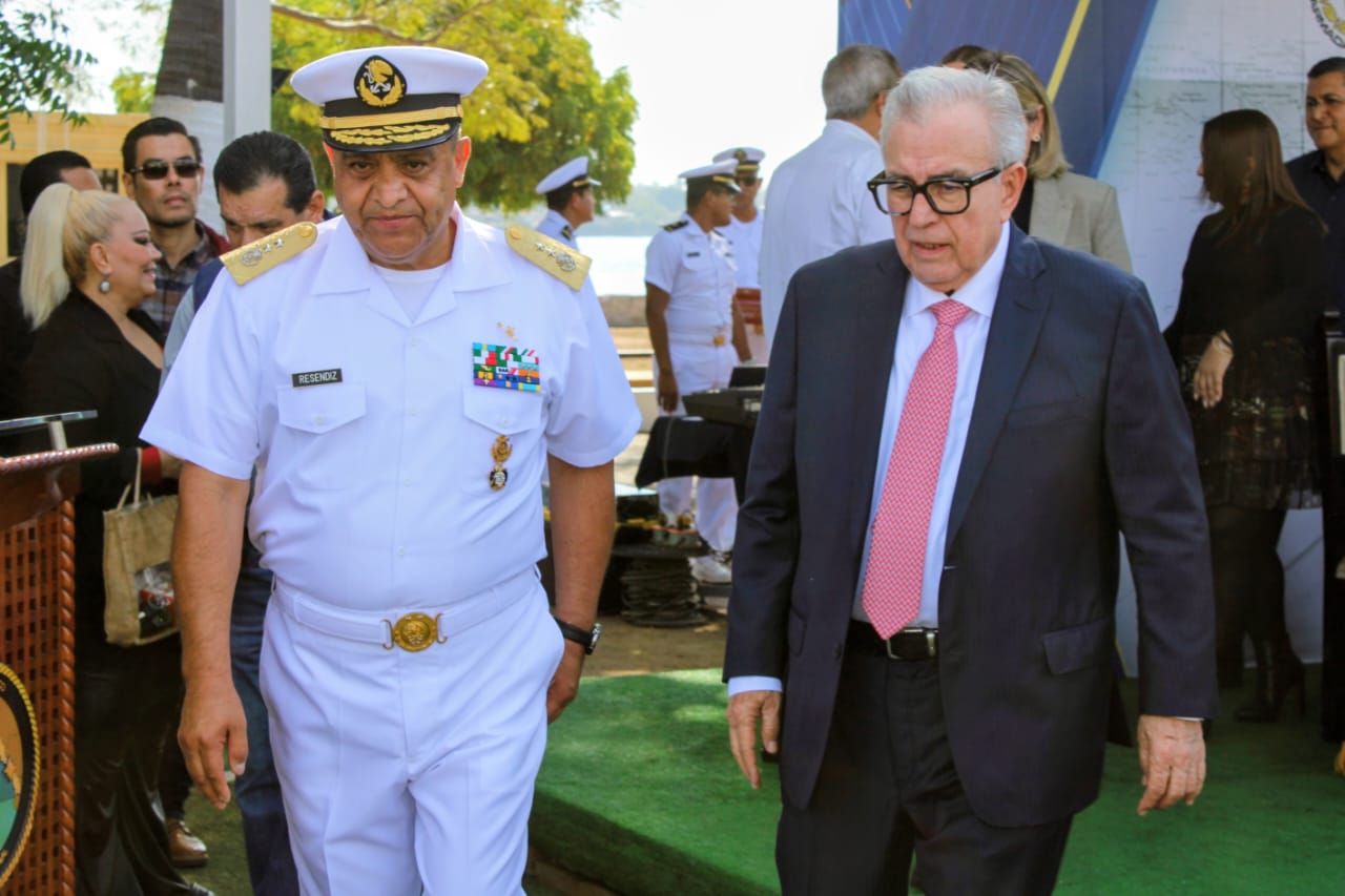 Deja José Reséndiz Sandoval la comandancia de la Cuarta Región Naval en Mazatlán