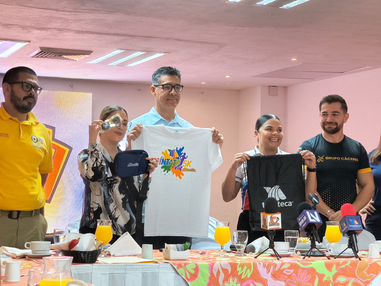 Rueda de prensa carrera 5K Mazatún
