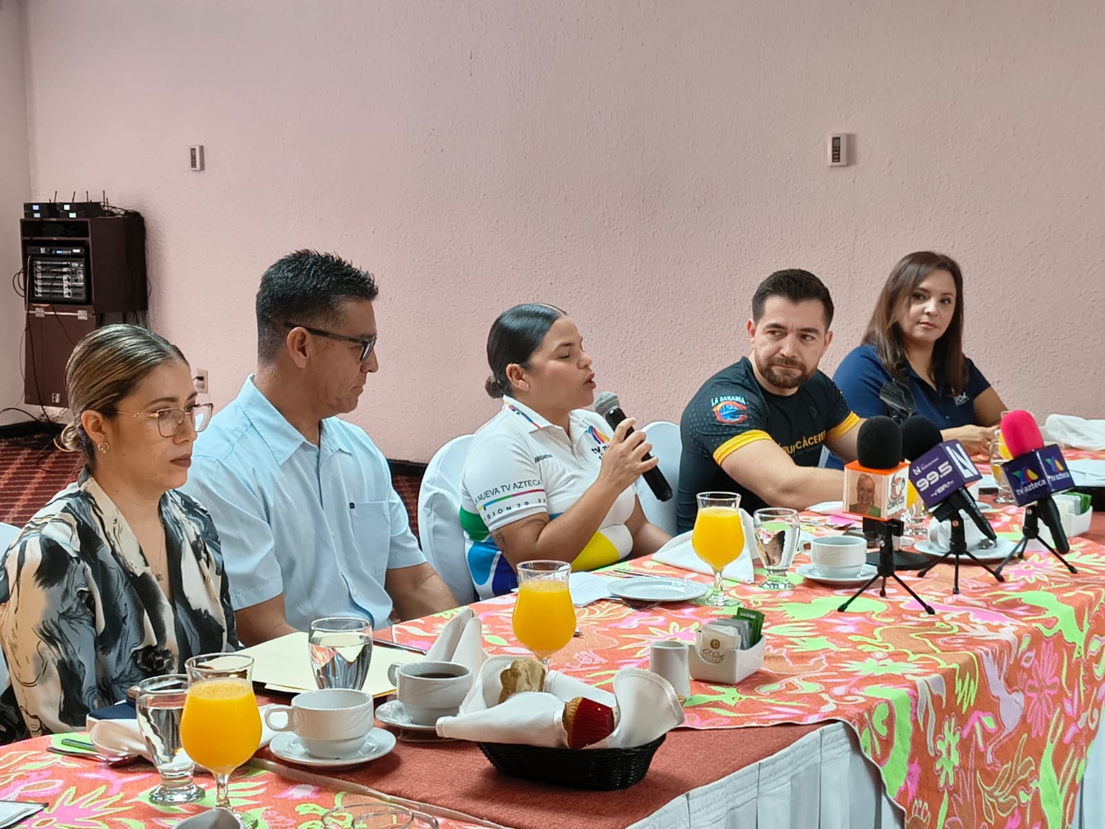 Rueda de prensa carrera 5K Mazatún