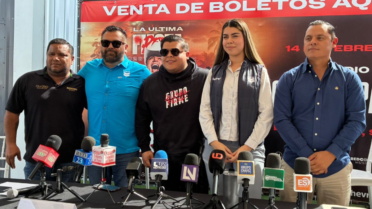 rueda de prensa luis roberto ontiveros director general de redcord music los mochis