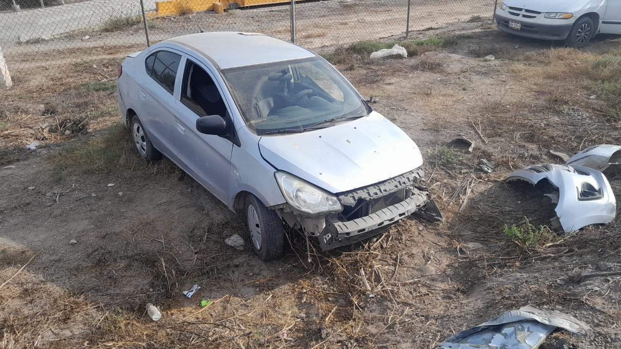 Accidente deja presunta persecución en la zona rural de Mazatlán