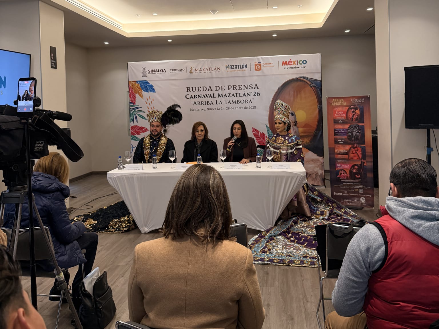 Sectur promociona al Carnaval Internacional de Mazatlán en varios estados de México