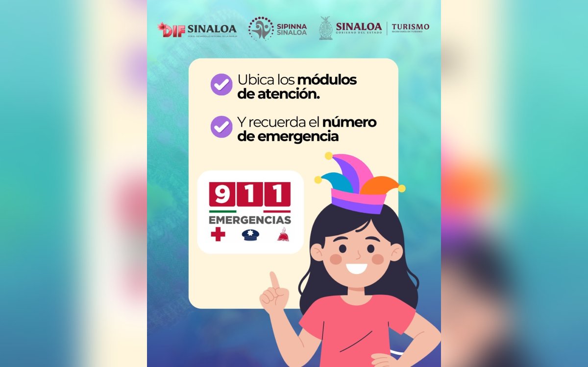 Seguridad y bienestar infantil durante el carnaval de Mazatlán