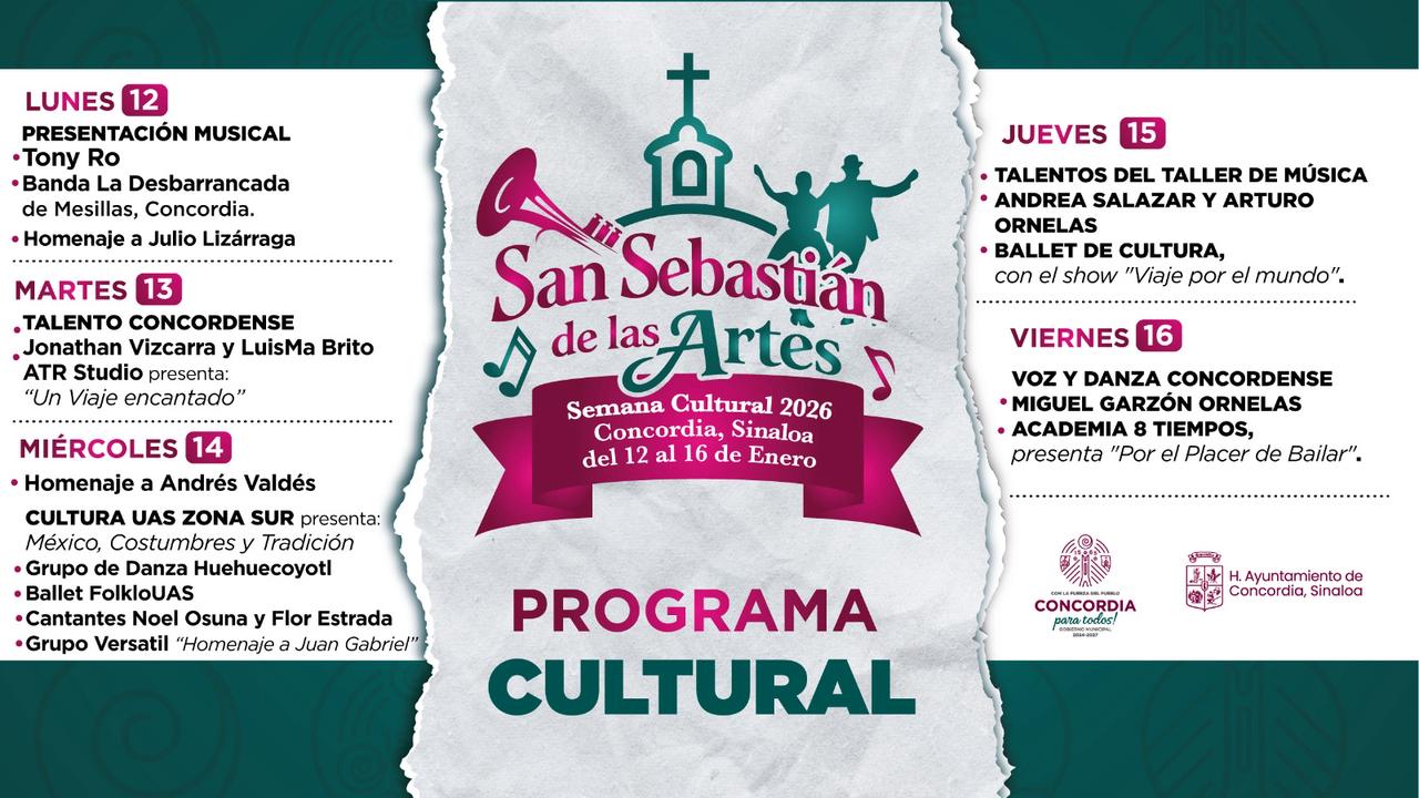 Semana Cultural San Sebastián de las Artes, en Concordia