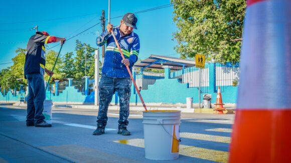 Refuerzan señalización y educación vial en zonas escolares de Salvador Alvarado, Sinaloa