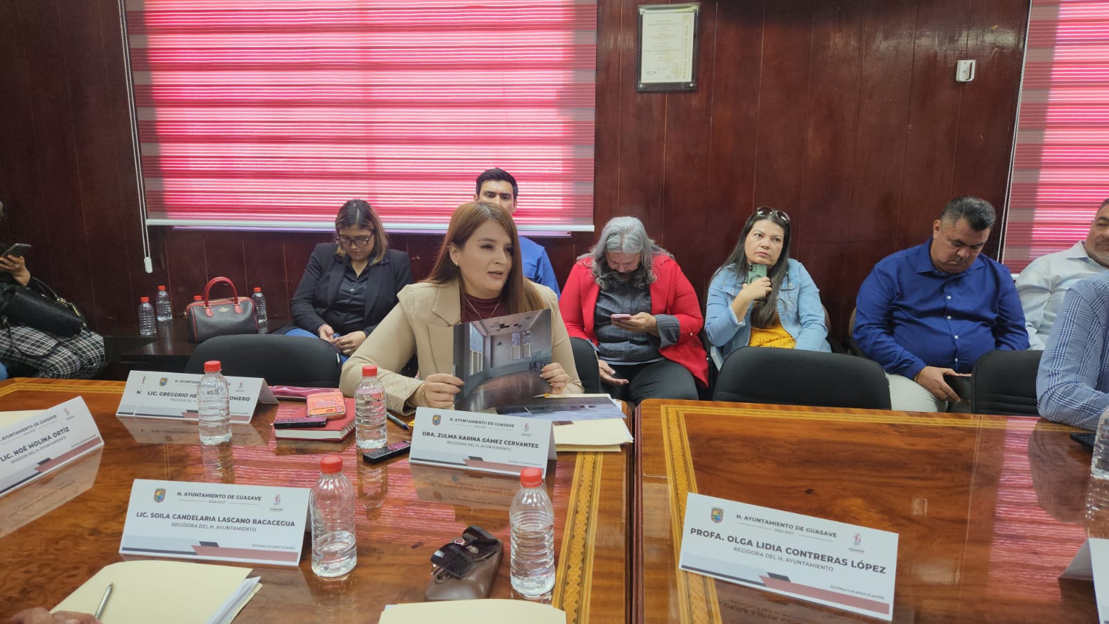 Sesión de Cabildo en Guasave, Sinaloa