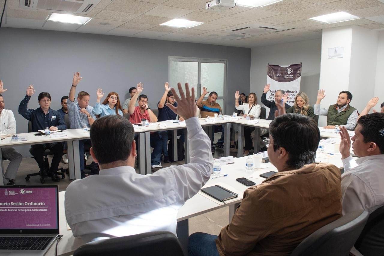 sesión ordinaria de comisión de justicia penal para adolescentes