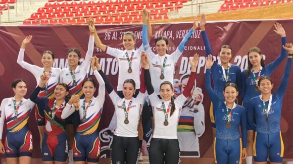 Sinaloa suma cuatro oros más en el Campeonato Nacional de ciclismo de pista Xalapa 2026