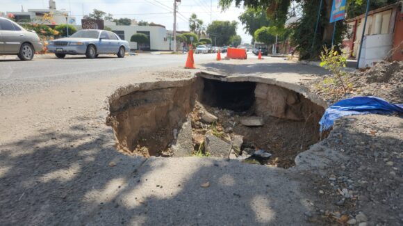 Ante riesgo de colapsos, Guasave, Sinaloa, prioriza socavones y obras hidráulicas en 2026