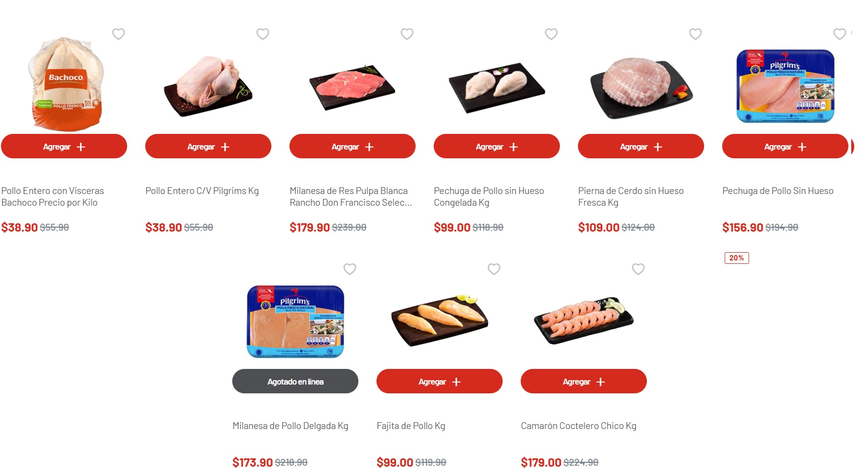 Ofertas en carnes de Soriana