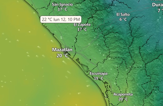 temperaturas en sinaloa