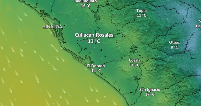 temperaturas en sinaloa