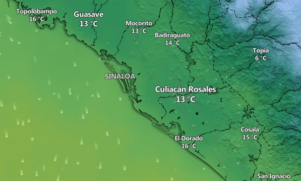 temperaturas en sinaloa