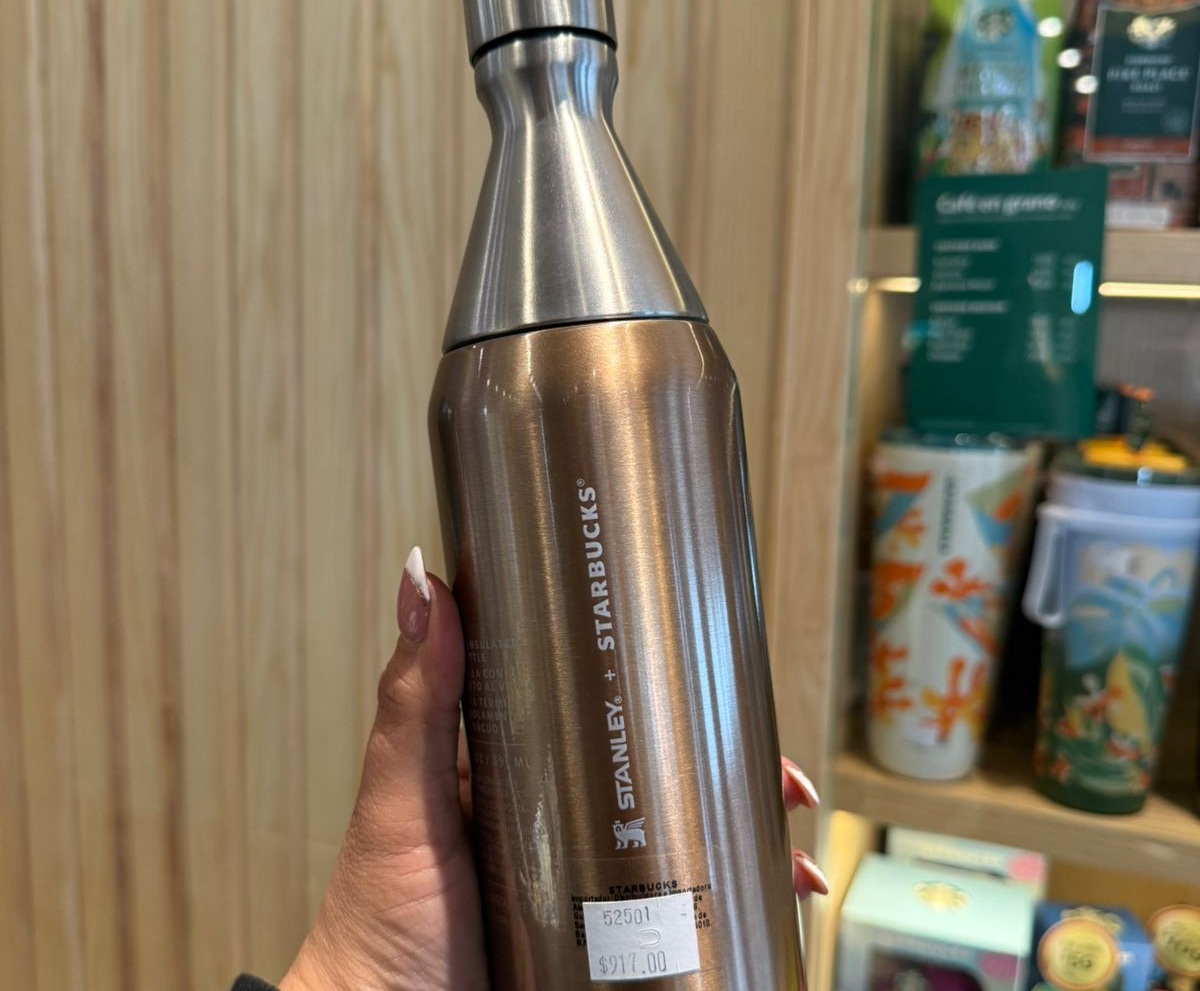 Termo de la colección dorada de Starbucks