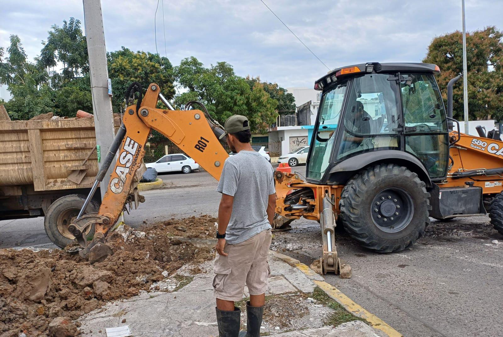 Trabajos de Jumapam en Mazatlán, Sinaloa