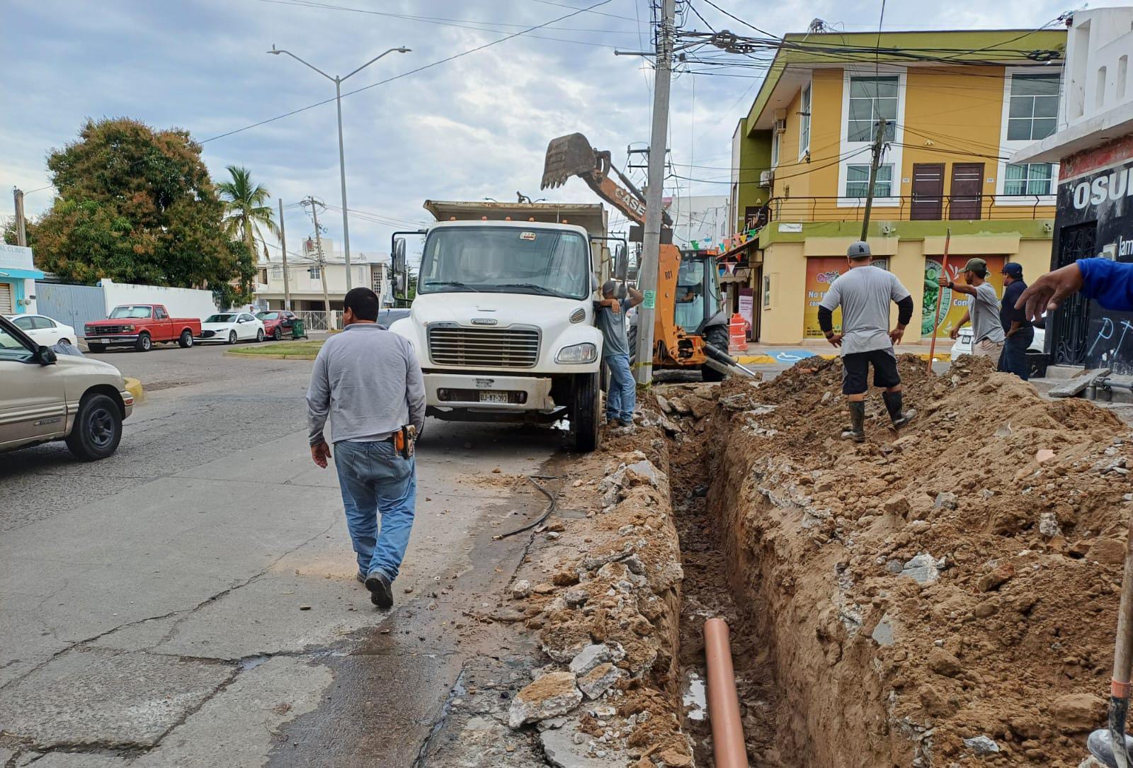 Trabajos de Jumapam en Mazatlán, Sinaloa