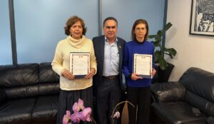Rosaura Ruiz Gutiérrez, Jesús Madueña y Annie Pardo
