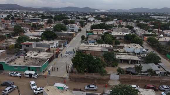 Entrega Estrella Palacios nueva obra del Bienestar en Valles del Ejido, Mazatlán, Sinaloa