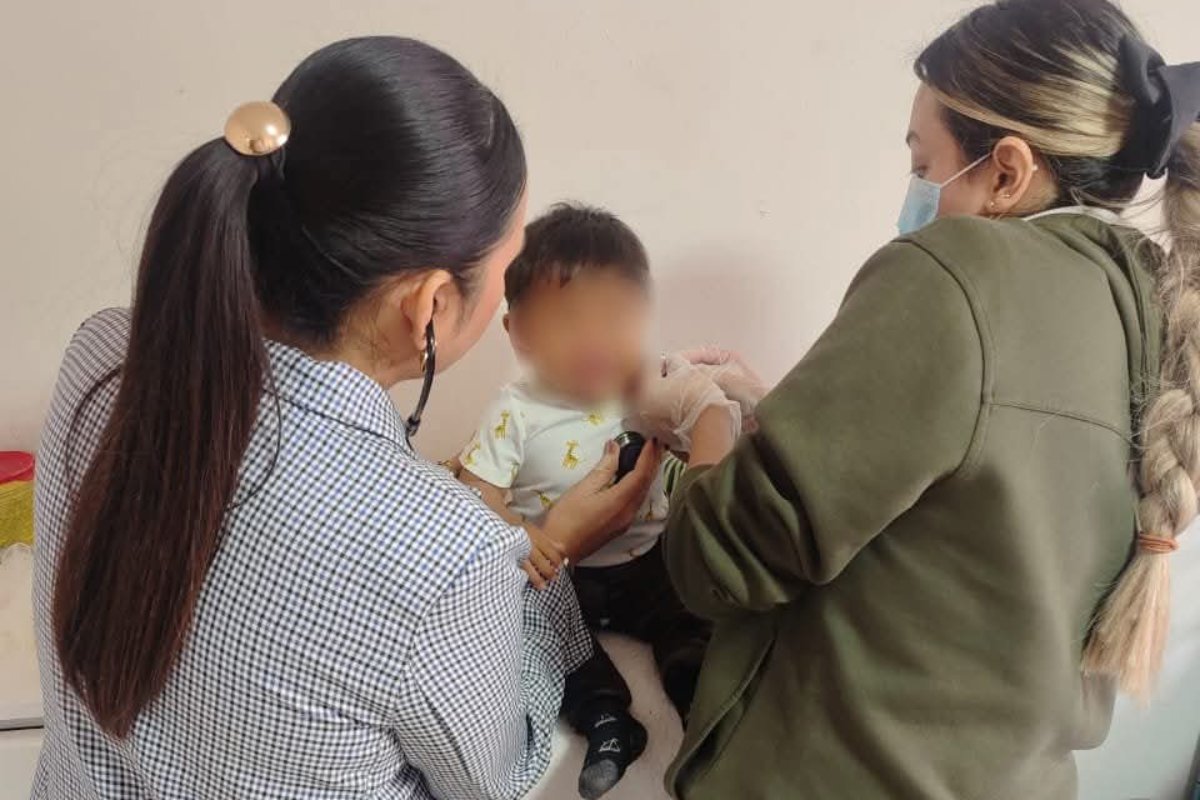 atención médica a hijos de jornaleros agrícolas en el CAI de Guasave