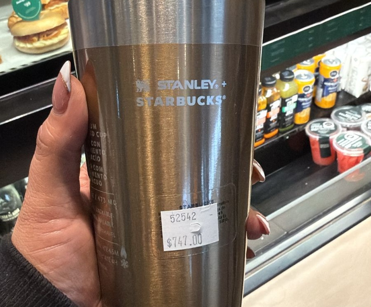 Vaso de la colección dorada de Starbucks