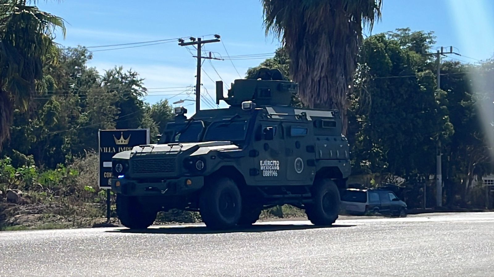 Vehículo del Ejército Mexicano
