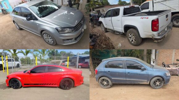 Recuperan más vehículos robados con alteraciones en números de serie; fueron 9 en colonias de Culiacán